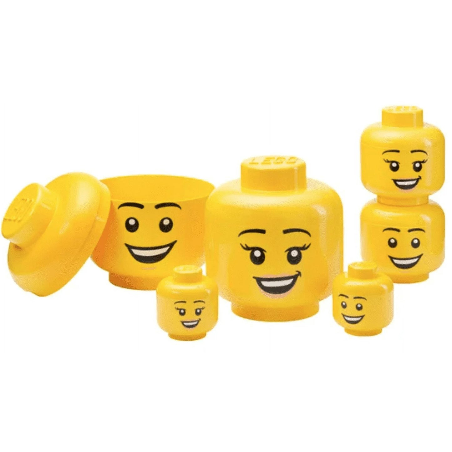 LEGO® Storage Head Set, 6-pieces