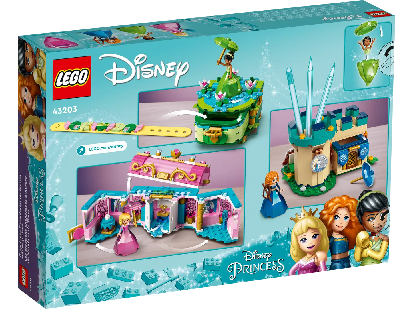 LEGO® ǀ Disney Aurora, Merida and Tiana’s Enchanted Creations 43203 (Retired)