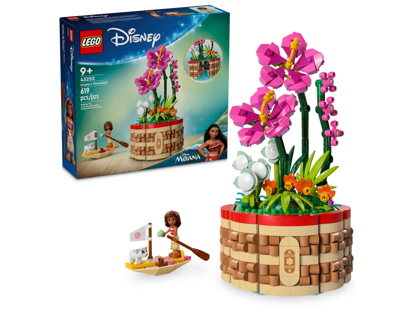 LEGO® ǀ Disney Moana’s Flowerpot 43252