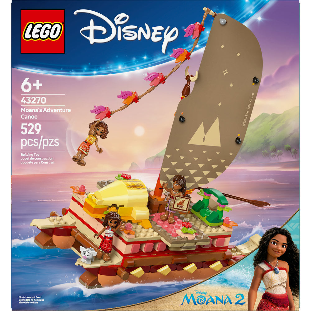 LEGO® Disney Moana’s Adventure Canoe 43270