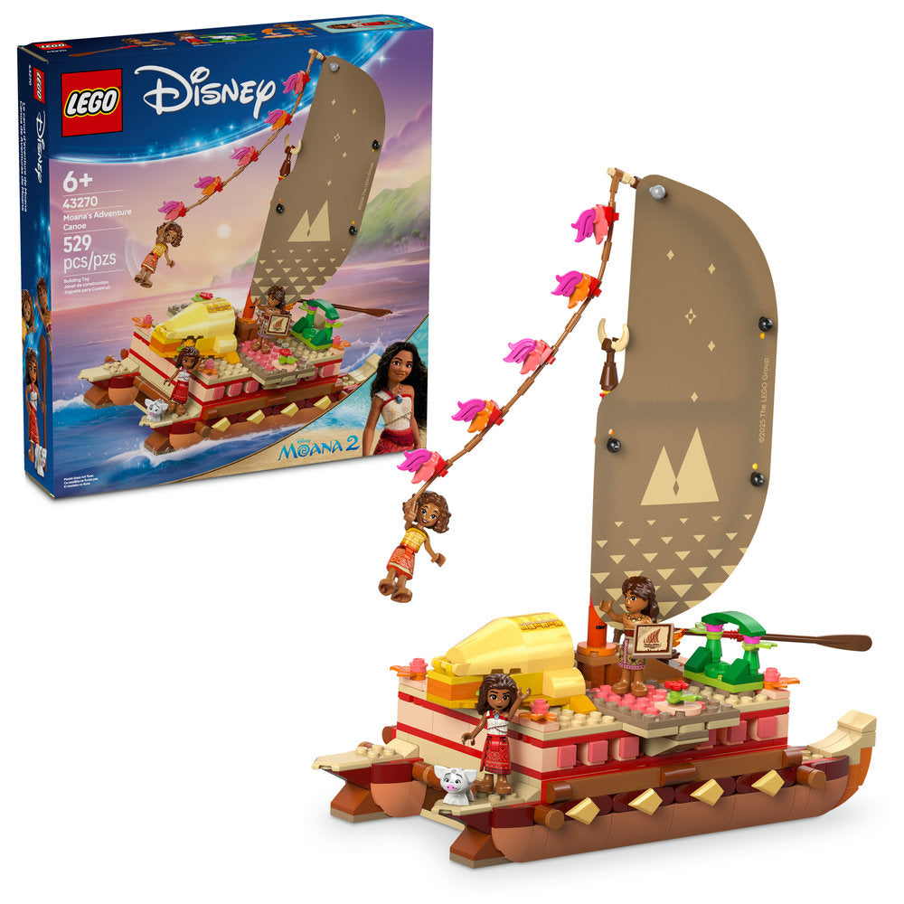 LEGO® Disney Moana’s Adventure Canoe 43270