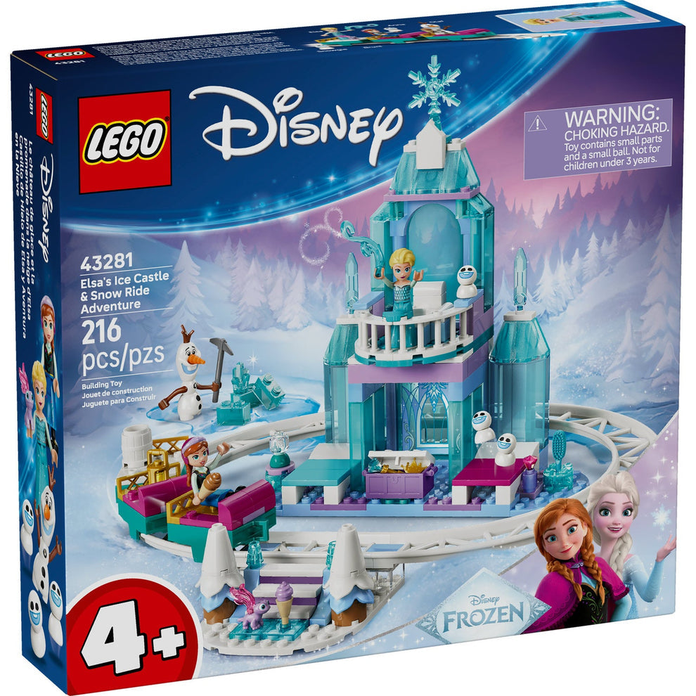 LEGO® Disney Princess Elsa's Ice Castle & Snow Ride Adventure 43281