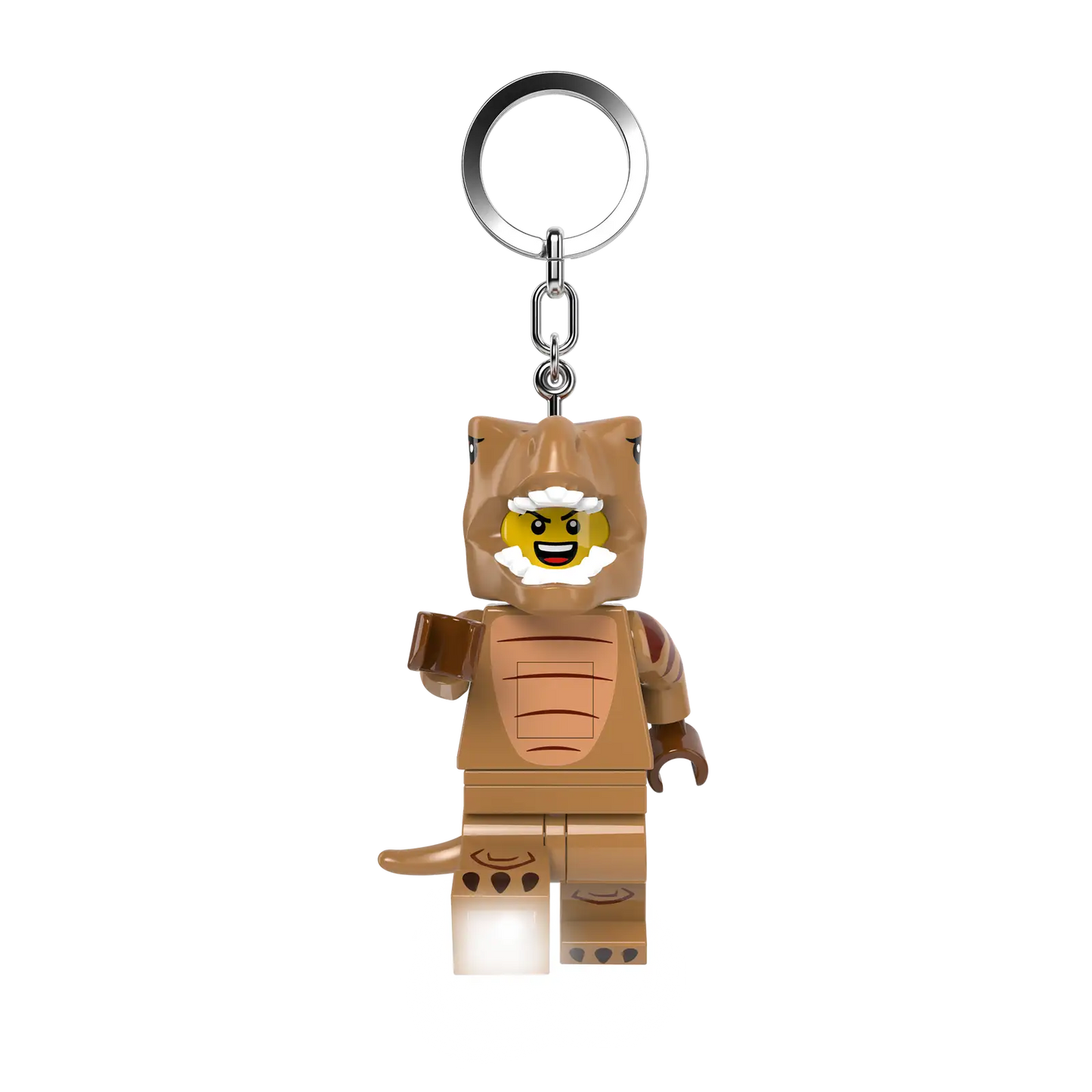 LEGO® Minifigures Keychain Light - Dinosaurs (T. Rex or Triceratops)