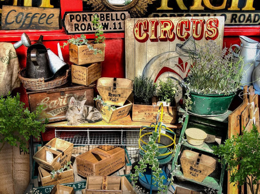 Portobello Road Market Falcon de Luxe 1000 Piece Puzzle - CONSIGNMENT