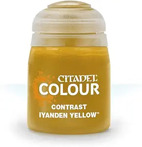 FINAL SALE: Citadel Colour Contrast: Iyanden Yellow (18ml) - Warhammer Paint