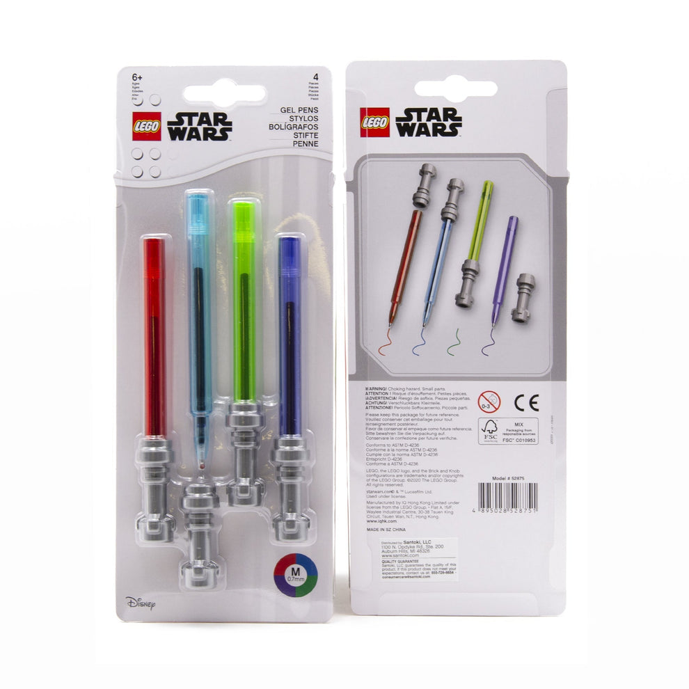 LEGO® Star Wars Lightsaber Gel Pen (Set of 4!)