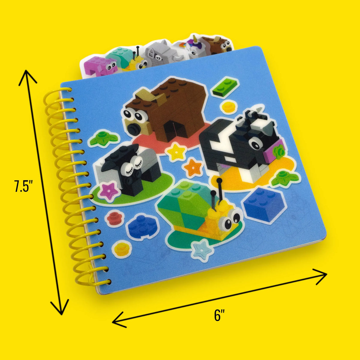 LEGO® Tab Dotted Notebook - Animals