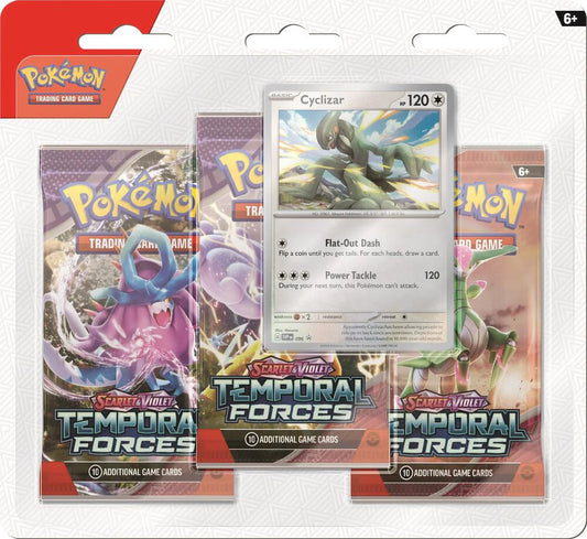 Temporal Forces 3 Pack Blister Pack (Cleffa or Cyclizar)