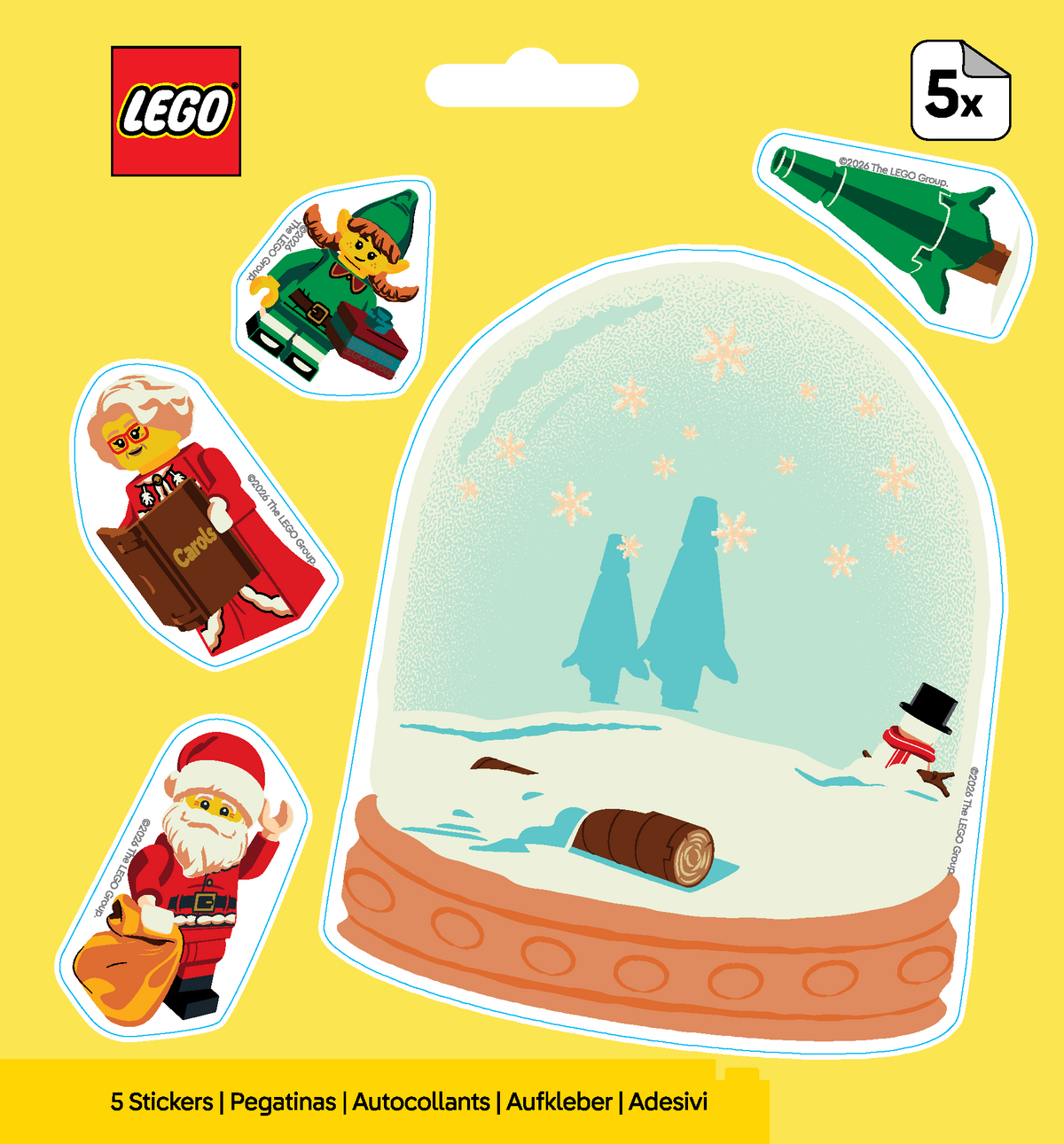 LEGO® Minifigures Sticker Christmas Assortment (Choose Your Favorite!)