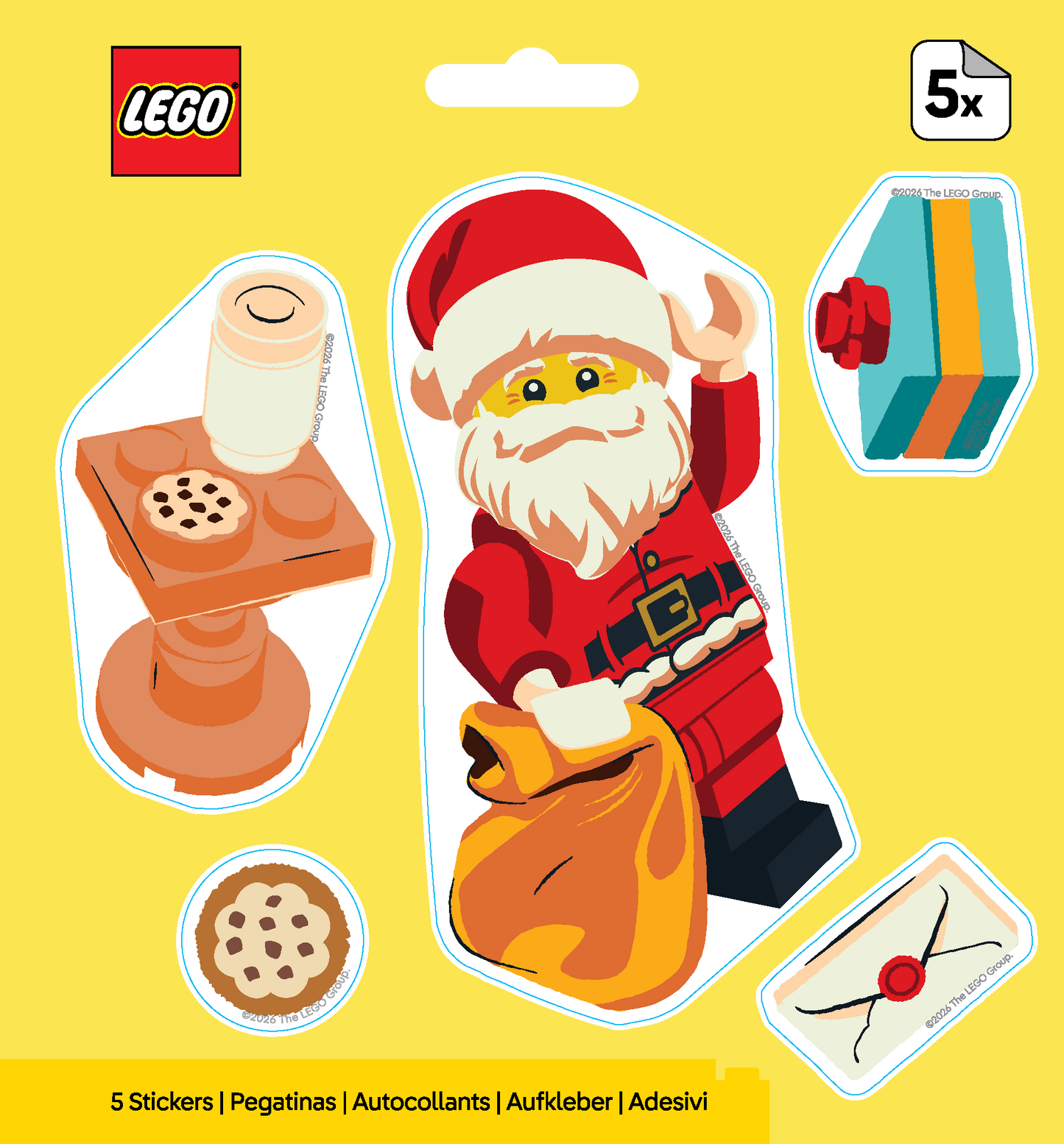 LEGO® Minifigures Sticker Christmas Assortment (Choose Your Favorite!)