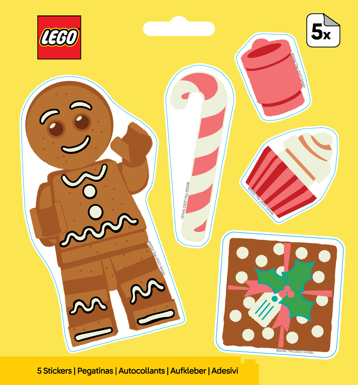 LEGO® Minifigures Sticker Christmas Assortment (Choose Your Favorite!)