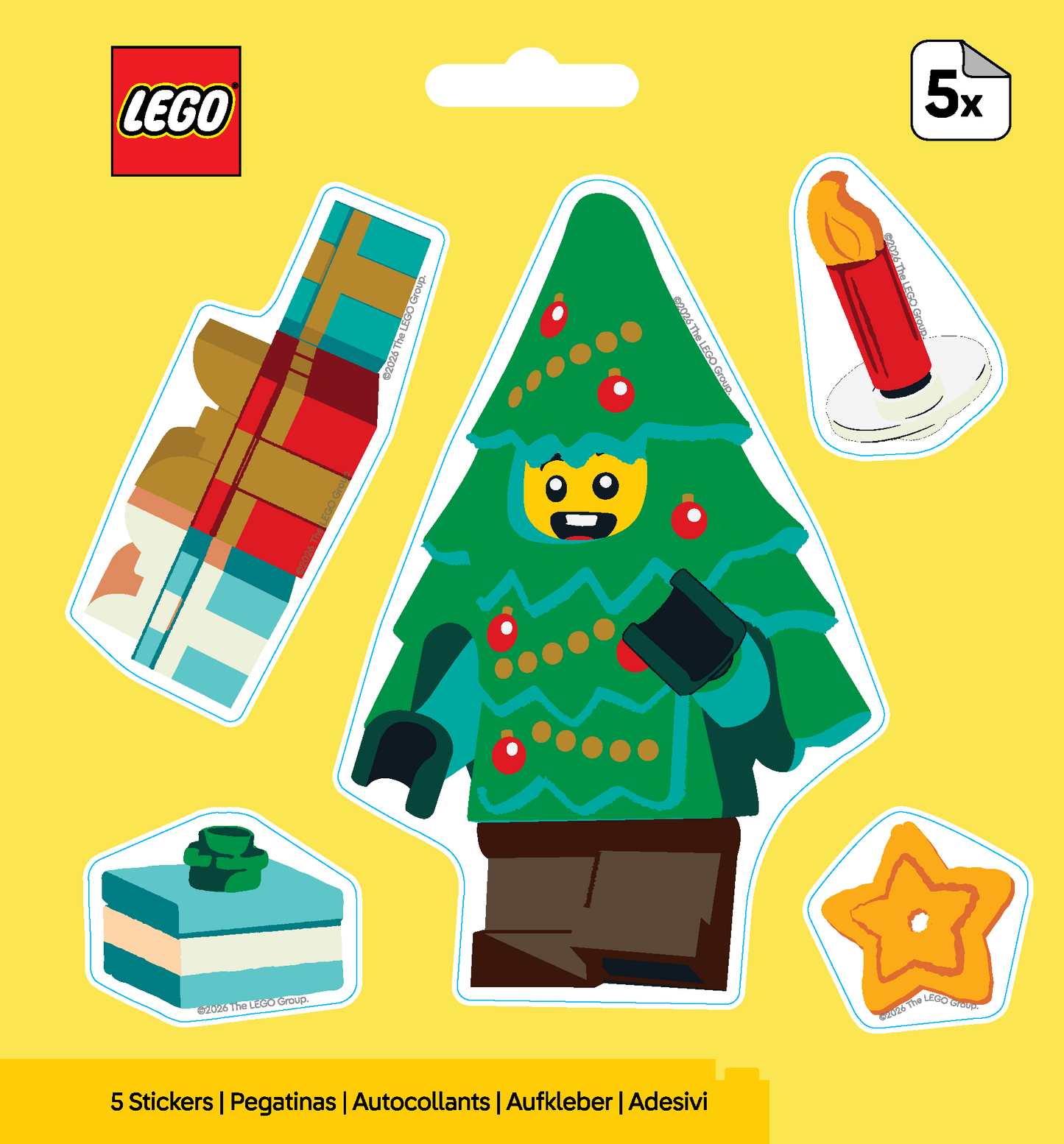 LEGO® Minifigures Sticker Christmas Assortment (Choose Your Favorite!)