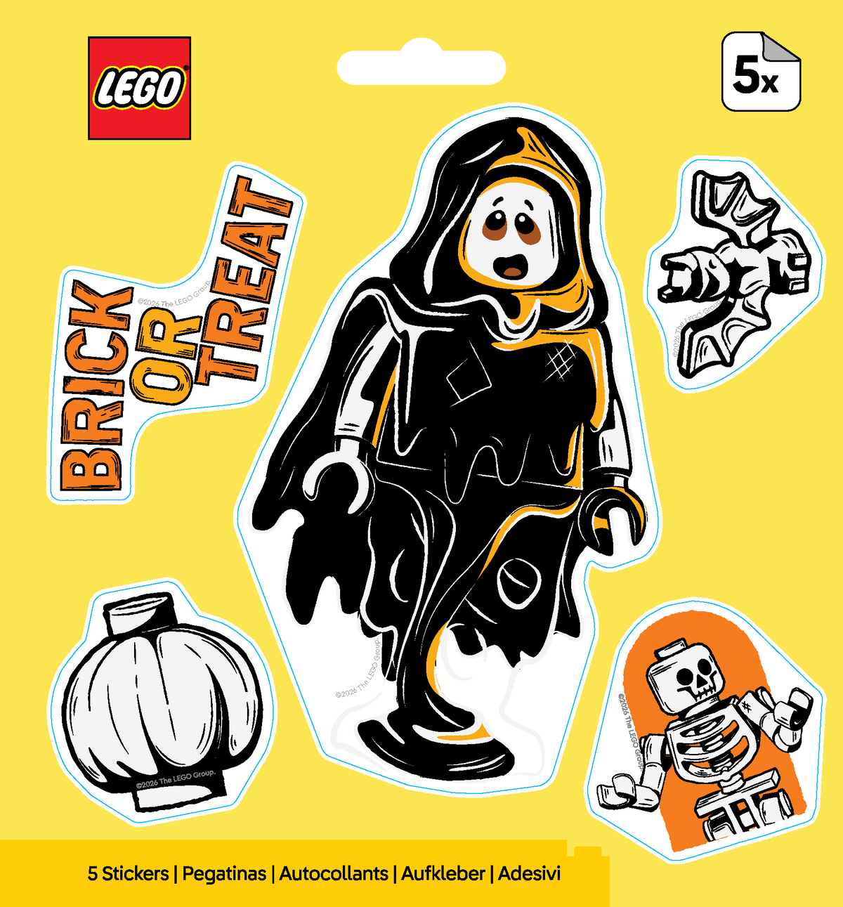 LEGO® Minifigures Sticker Halloween Assortment (Choose Your Favorite!)