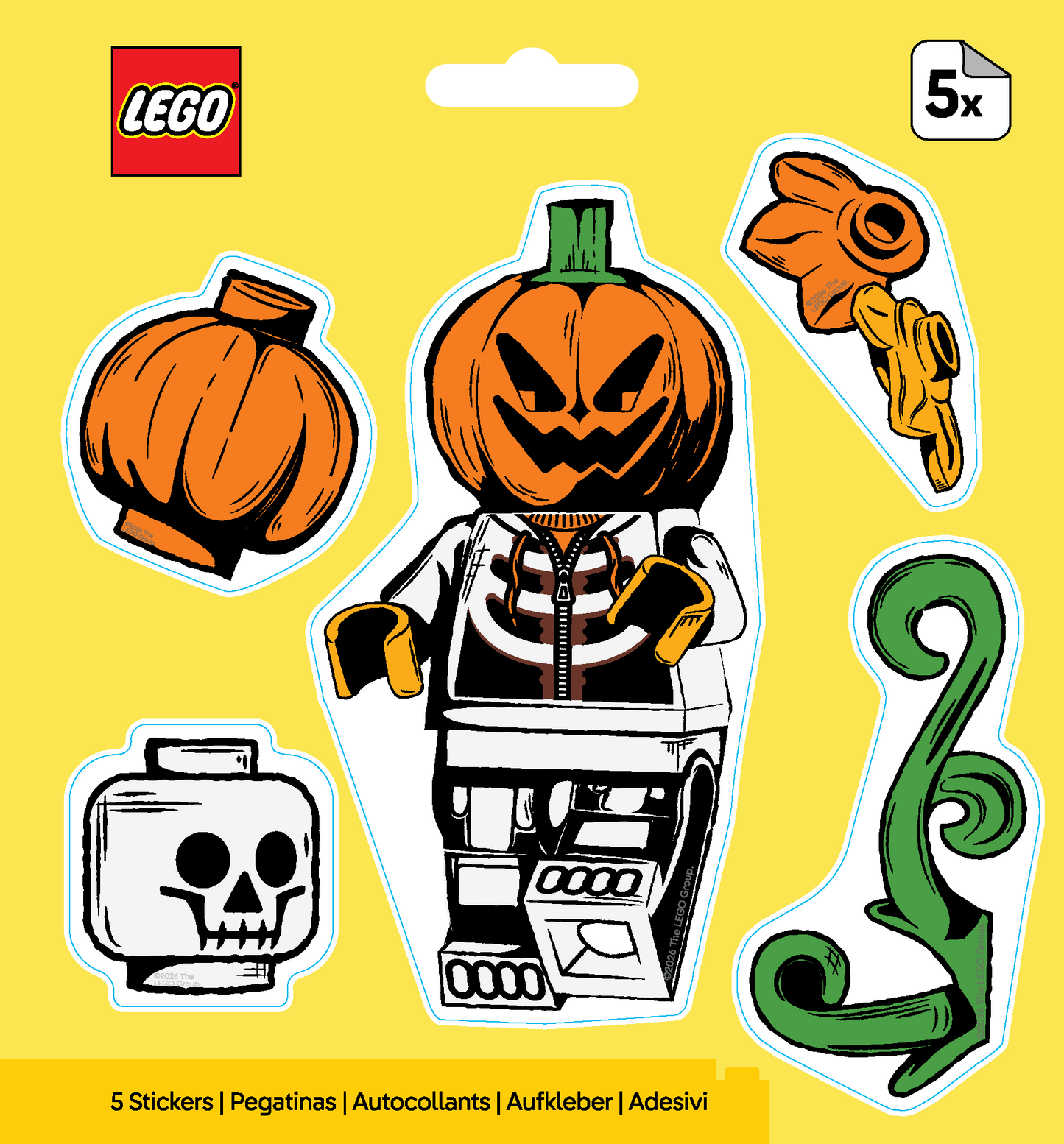 LEGO® Minifigures Sticker Halloween Assortment (Choose Your Favorite!)