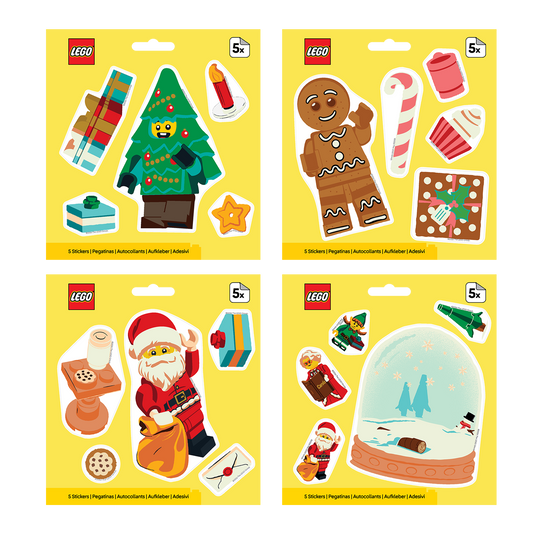 LEGO® Minifigures Sticker Christmas Assortment (Choose Your Favorite!)