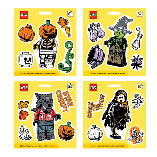 LEGO® Minifigures Sticker Halloween Assortment (Choose Your Favorite!)