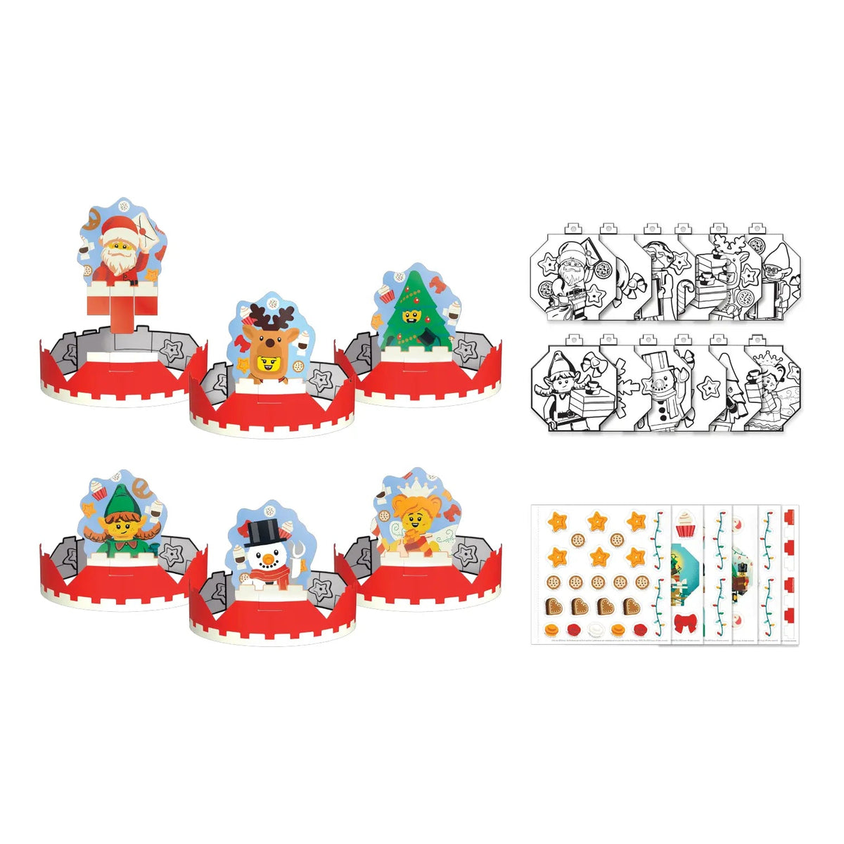 COMING SOON! LEGO® Minifigures Coloring Creativity Set - Holiday