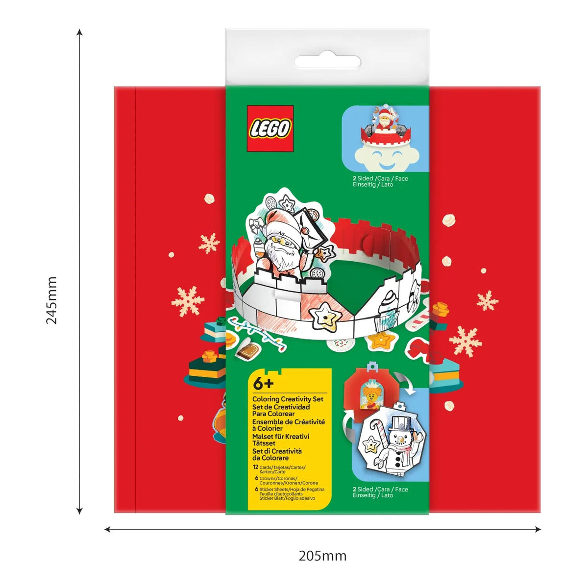 COMING SOON! LEGO® Minifigures Coloring Creativity Set - Holiday