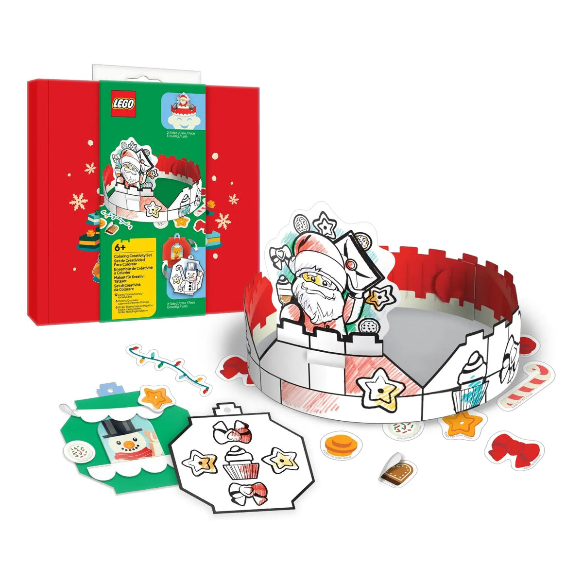 COMING SOON! LEGO® Minifigures Coloring Creativity Set - Holiday