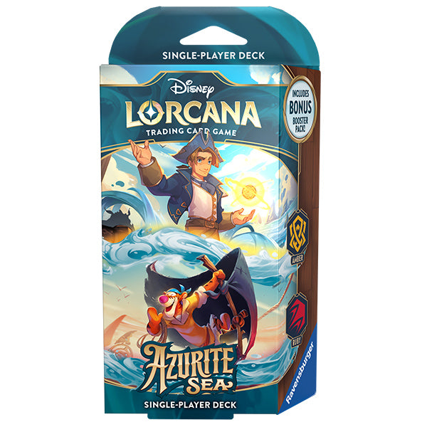 Disney Lorcana: Azurite Sea Starter Deck (Jim Hawkins / Tigger)