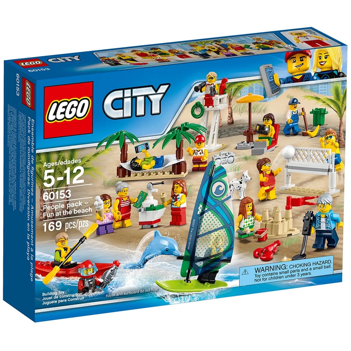 CERTIFIED USED: LEGO® City Fun at the Beach People Pack 60153 (Retired)