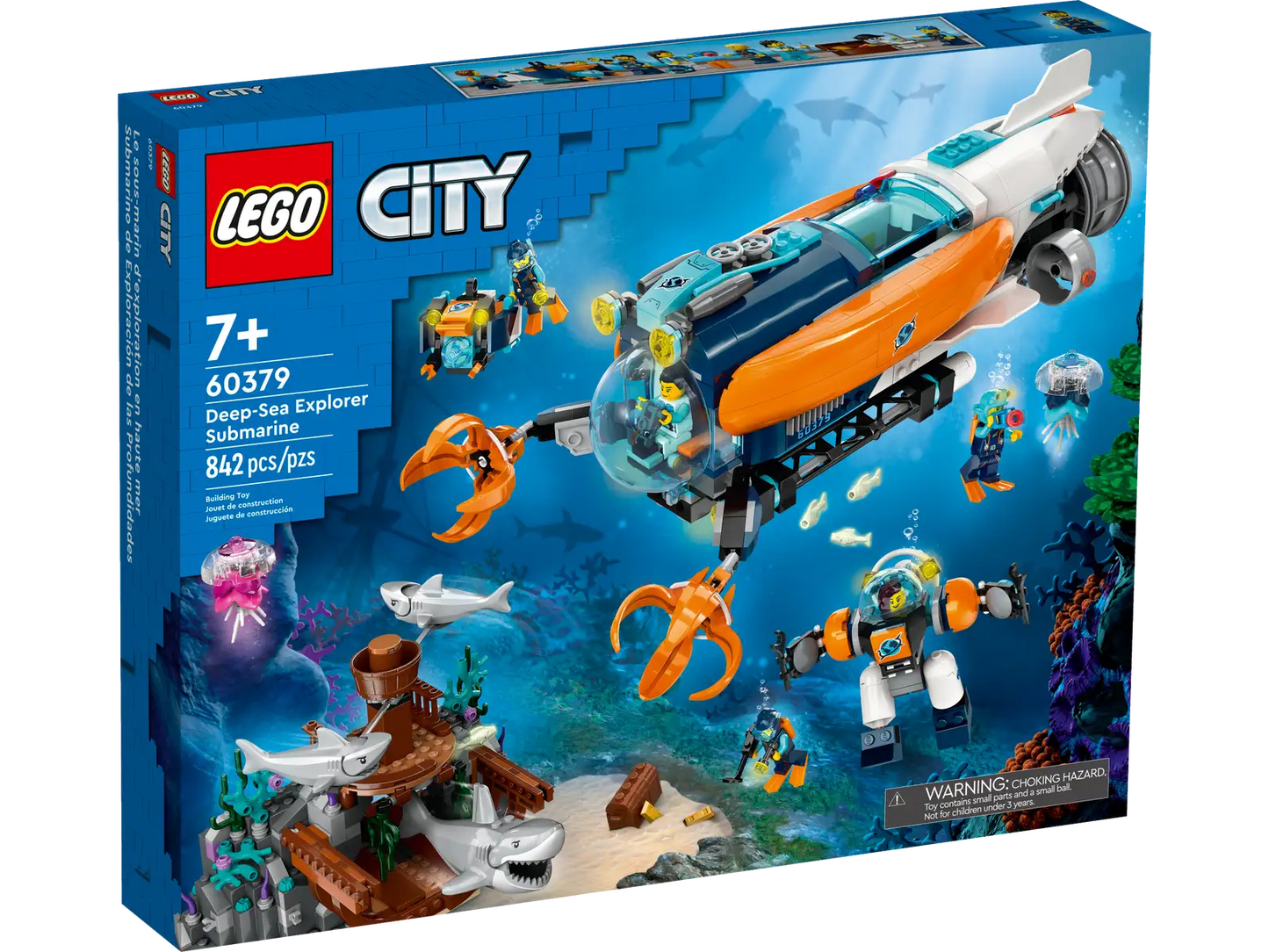 LEGO® City Deep-Sea Explorer Submarine 60379 (Retired)