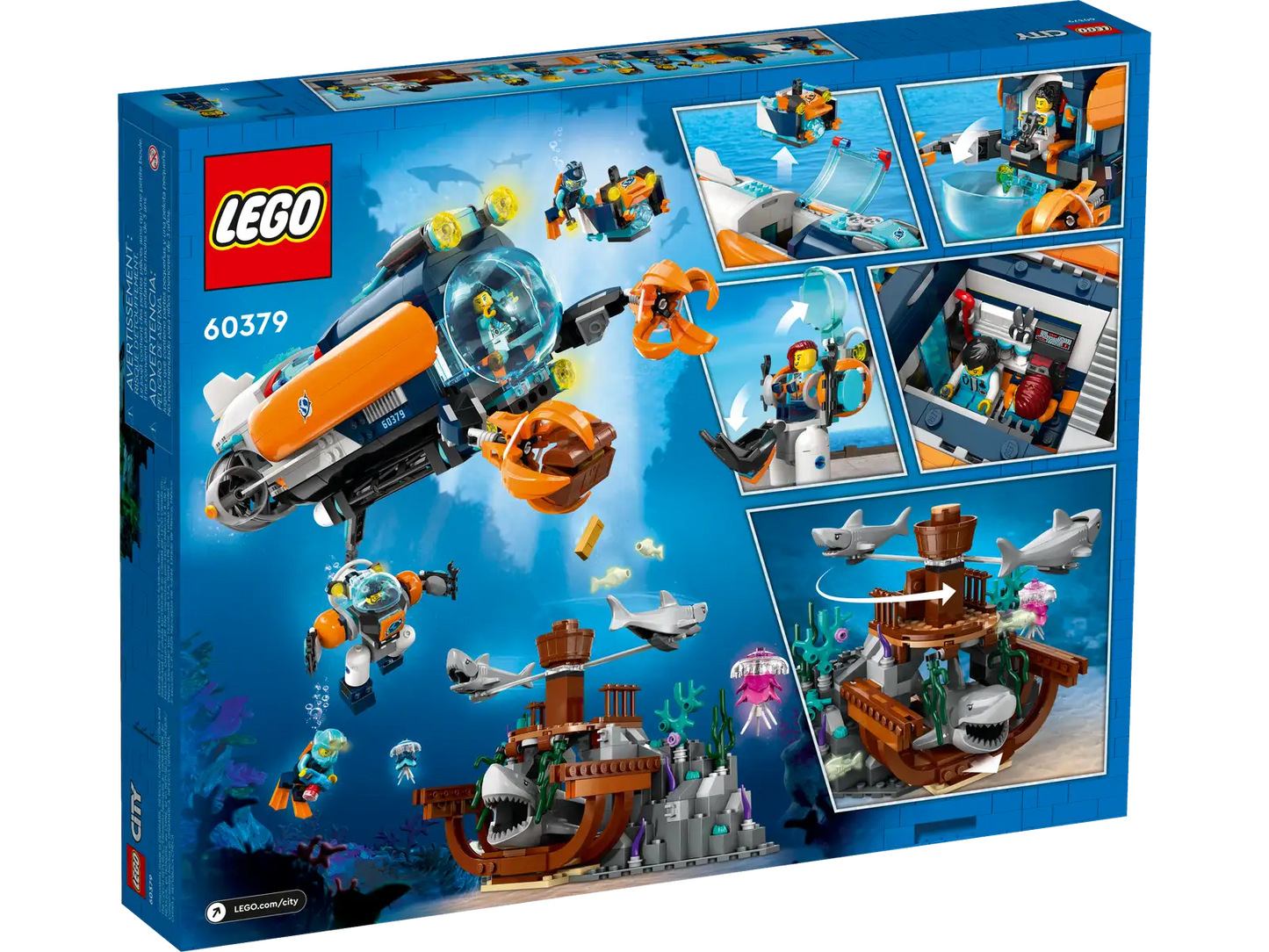 LEGO® City Deep-Sea Explorer Submarine 60379 (Retired)