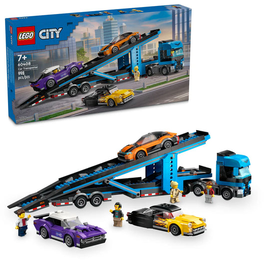 LEGO® City Car Transporter Truck with Sports Cars 60408