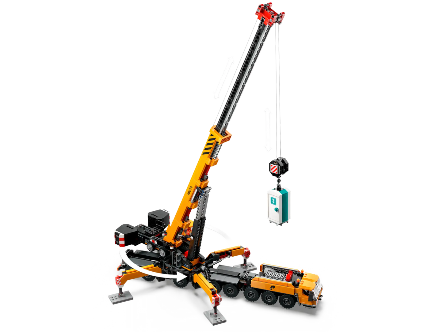 LEGO 60409 Yellow Mobile Construction Crane