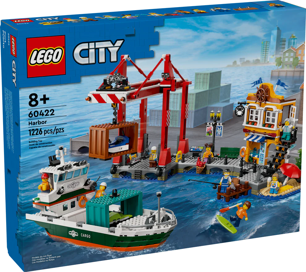 LEGO 60422 Seaside Harbor with Cargo Ship