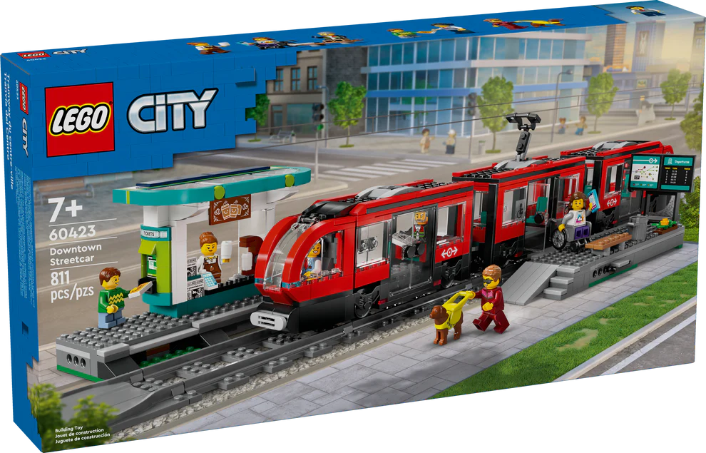 LEGO 60423 Downtown Streetcar and Station