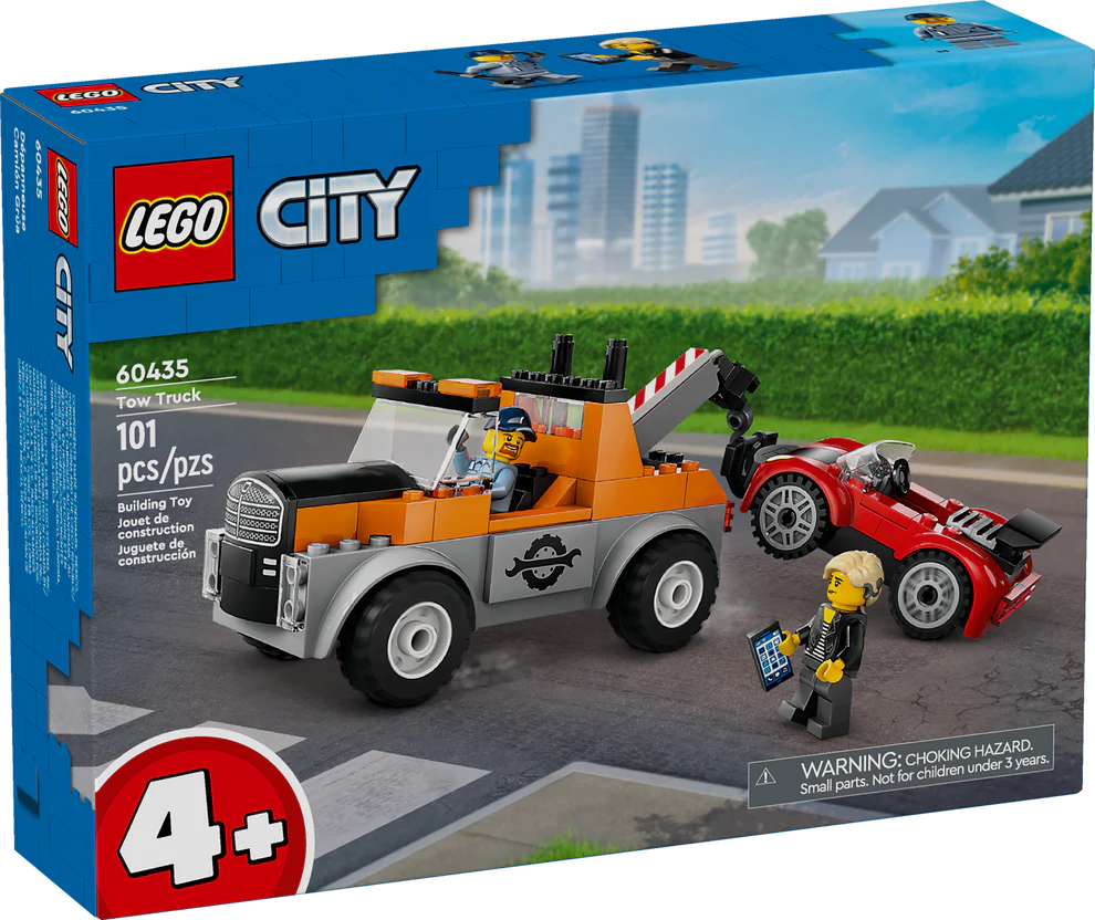 LEGO® City Tow Truck and Sports Car Repair 60435