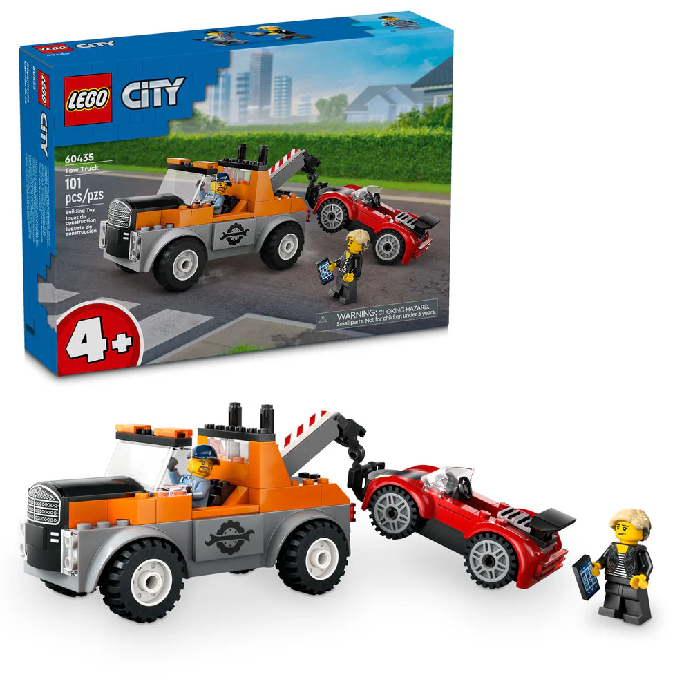 LEGO® City Tow Truck and Sports Car Repair 60435