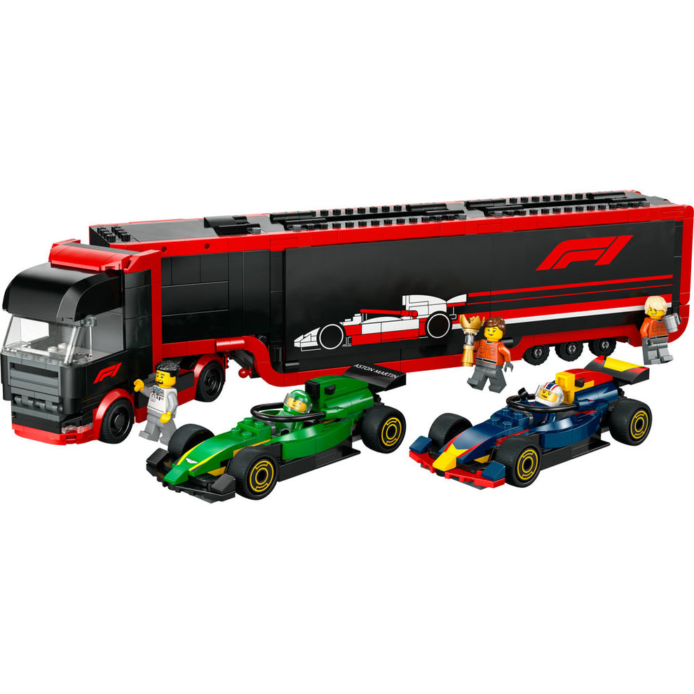 LEGO® City F1® Truck with RB20 & AMR24 F1® Cars 60445