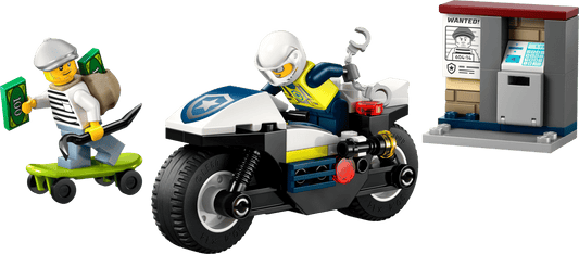 LEGO® City Police Motorcycle Chase 60455