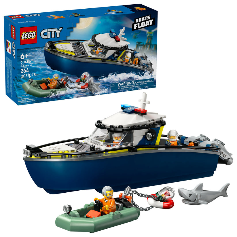 LEGO® City Police Police Boat Chase 60456