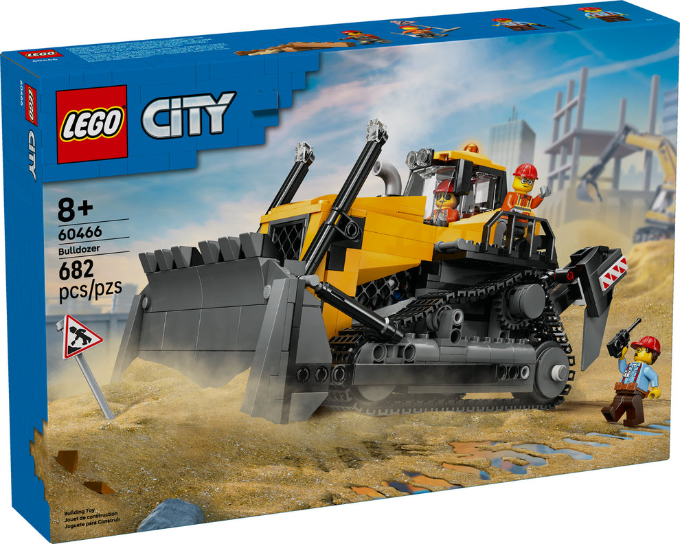 LEGO® City Big Vehicles Yellow Bulldozer 60466