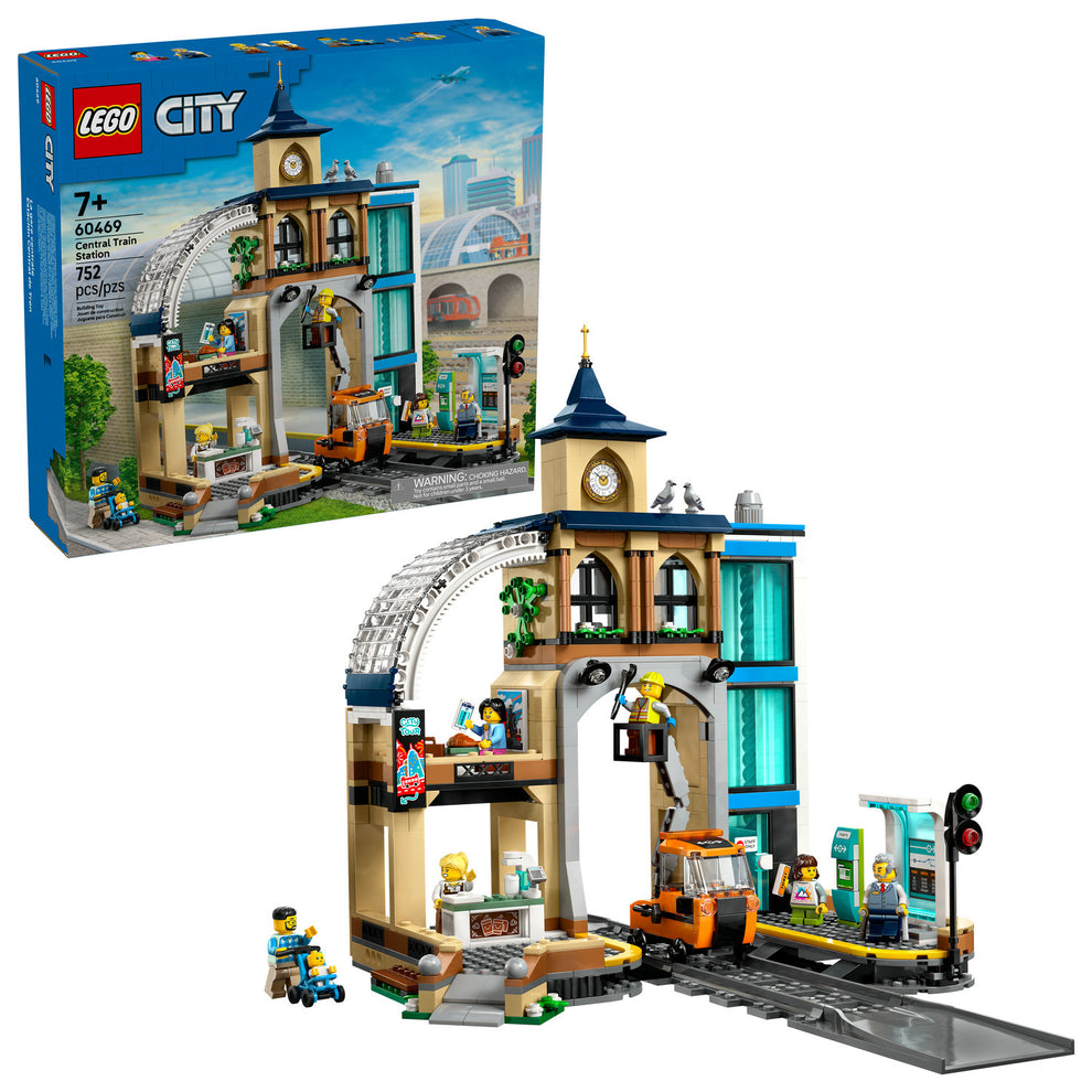 LEGO® City Trains Central Train Station 60469