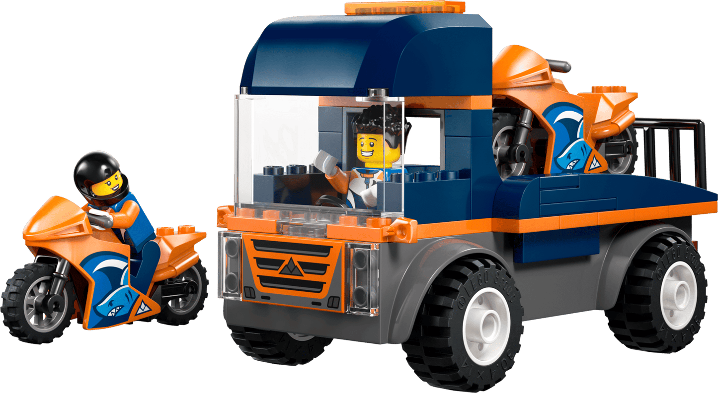 LEGO® City Motorcycle Transporter 60491