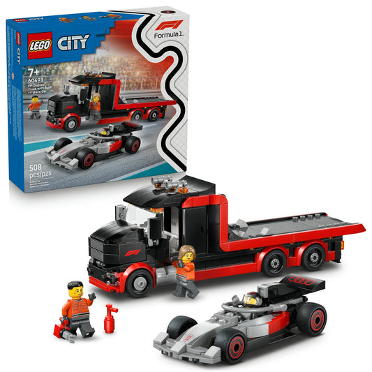 LEGO® City Formula 1 F1® Display Truck with Audi F1® Race Car 60493