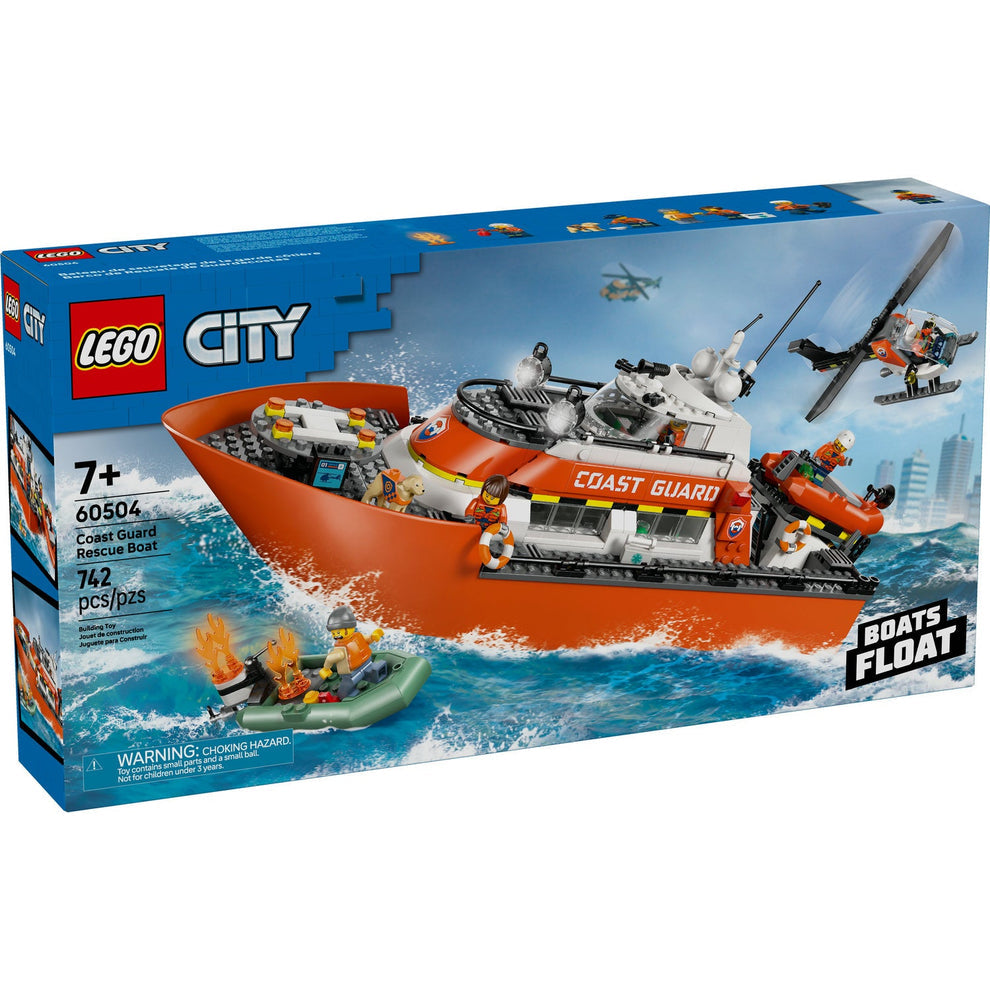LEGO® City Exploration Coast Guard Rescue Boat & Helicopter 60504