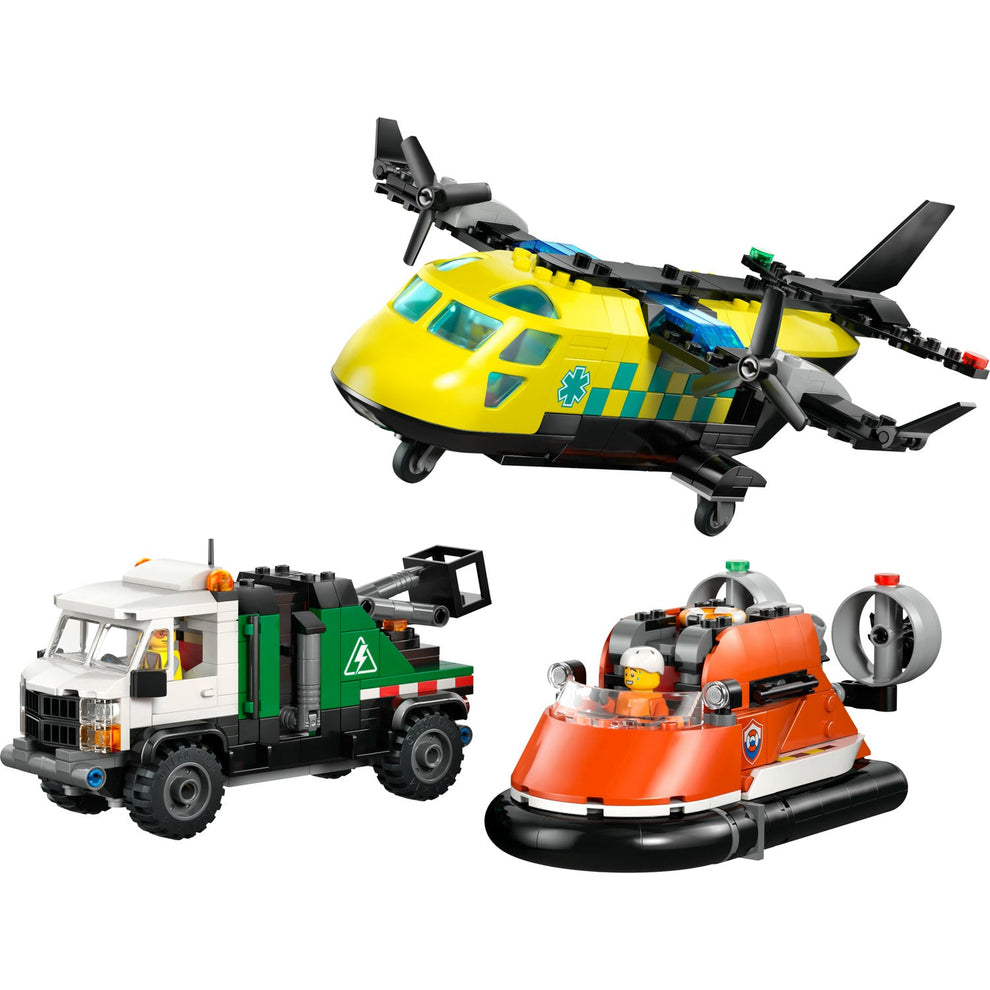 LEGO® City Great Vehicles Airplane, Service Truck & Hovercraft Remix 60505