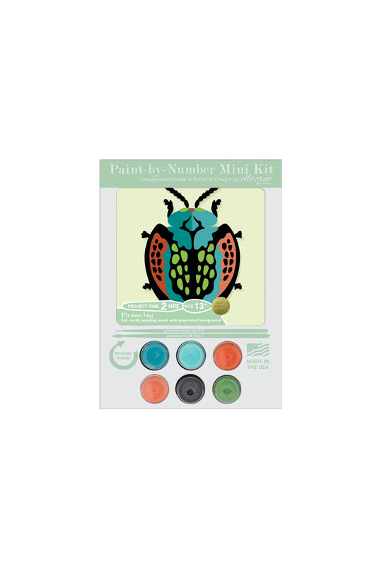 KIDS MINI Tortoise Beetle Paint-by-Number Kit