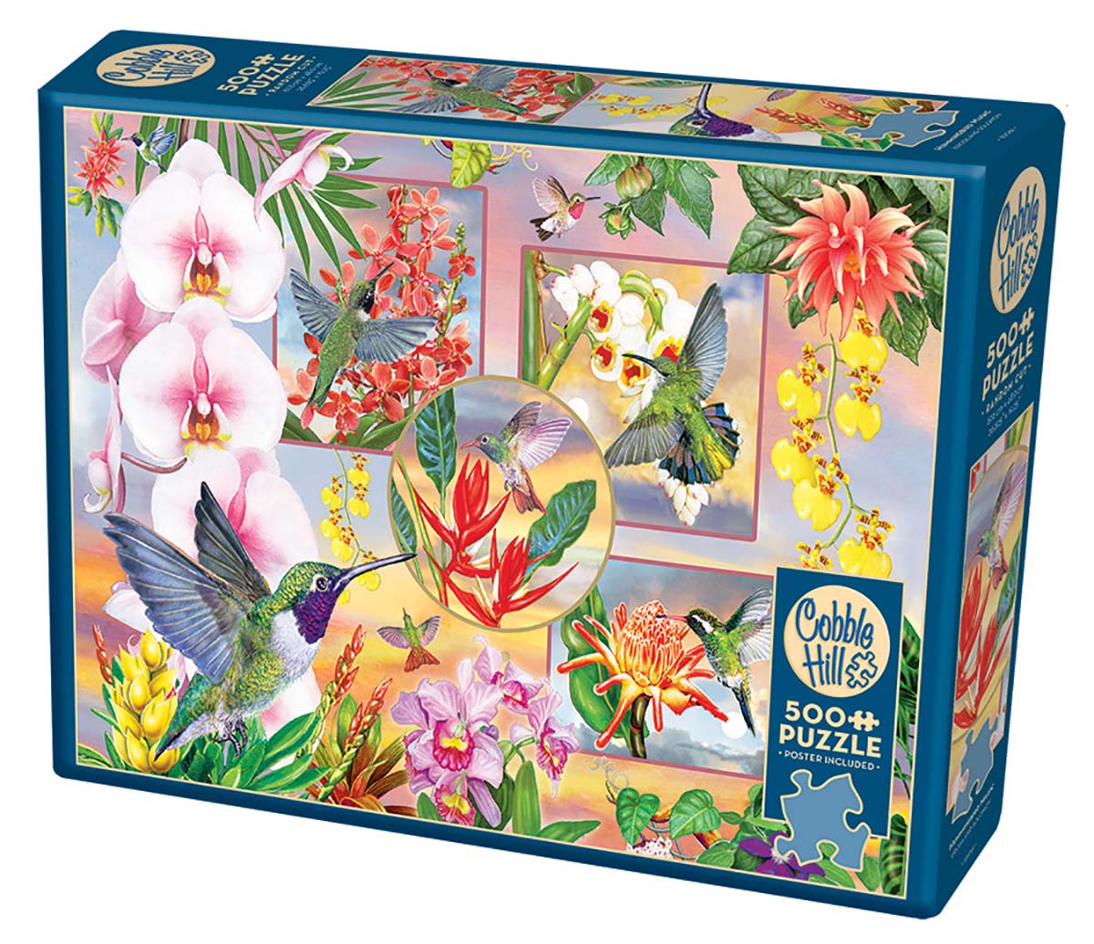 PUZZLE RENTAL: Hummingbird Magic- 500 Piece Puzzle