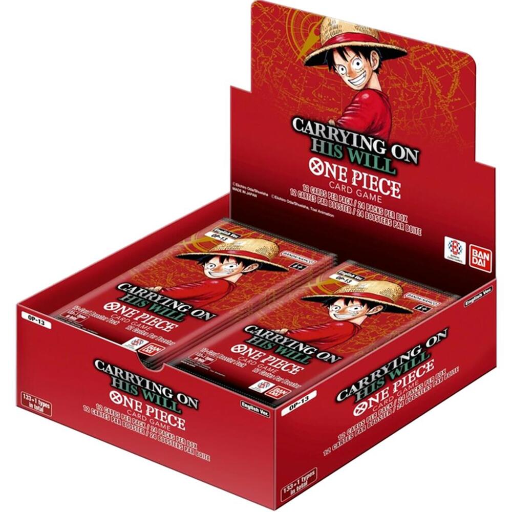 One Piece Card Game: Carrying On His Will Booster Display [OP-13] (LIMIT 1 PER REWARDS ACCOUNT)