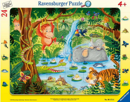 Ravensburger Jungle Friends 24 Piece Tray Puzzle