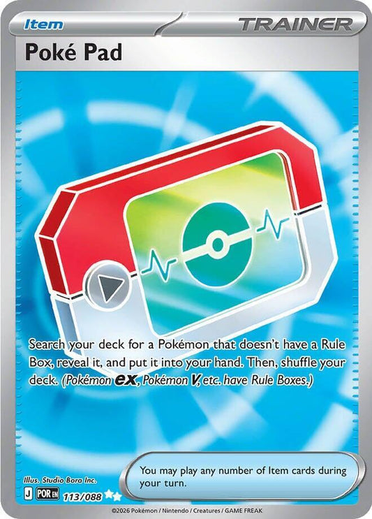 Pokémon TCG: Poké Pad 113/088 NM