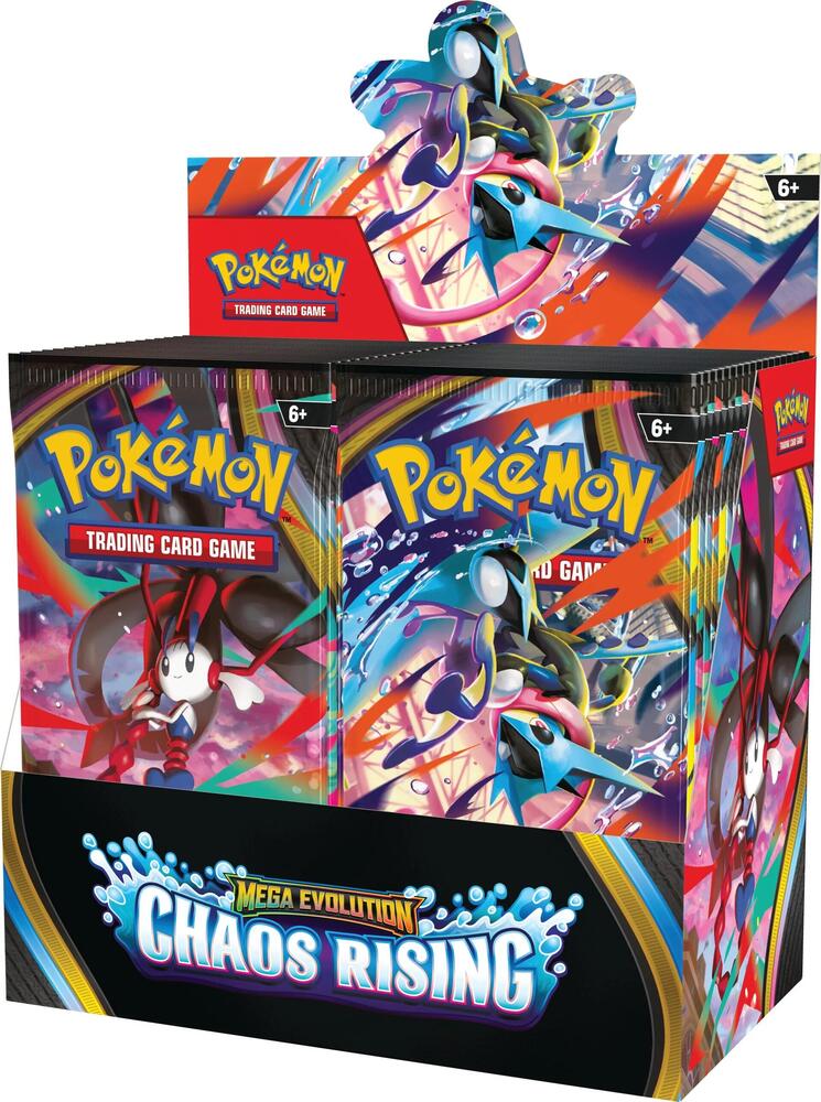 Pokémon TCG Mega Evolution Chaos Rising Booster Box ME04 - LIMIT 3