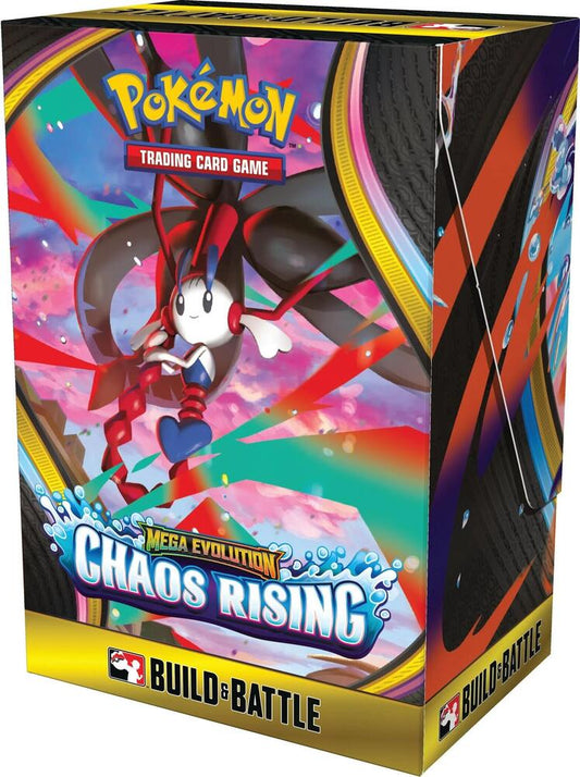 Pokémon TCG: Mega Evolution - Chaos Rising Build and Battle Box - Includes 3 Free Booster Packs While Supplies Last!