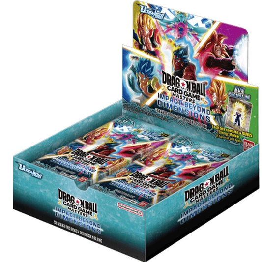 Dragon Ball Super Card Game Masters: Impact Beyond Dimensions Booster Box, 24 Count